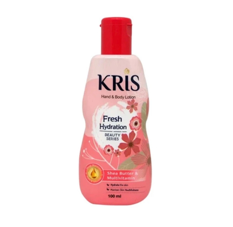 لوسیون بدن کرمی کریس مدل Fresh مناسب برای انواع پوست، مرطوبکننده و ضد خشکی، حجم 100 میلیلیتر