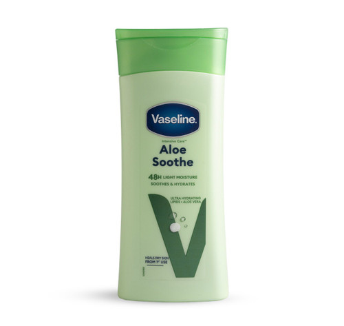 لوسیون بدن وازلین مدلAloe soothe حجم ۲۰۰ میل